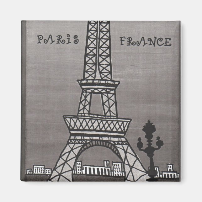 Paris France Magnet (Front)