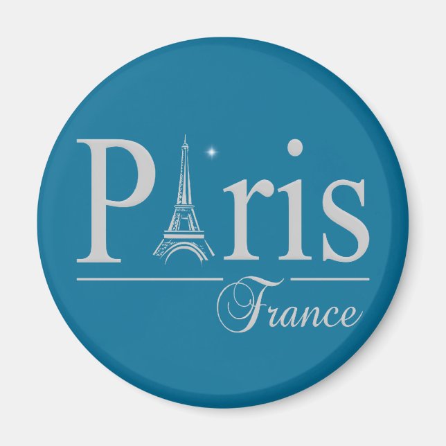 Paris France magnet (Front)