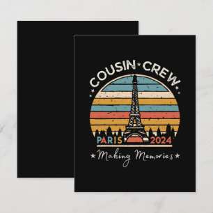 Paris France Making Memories 2024 Card