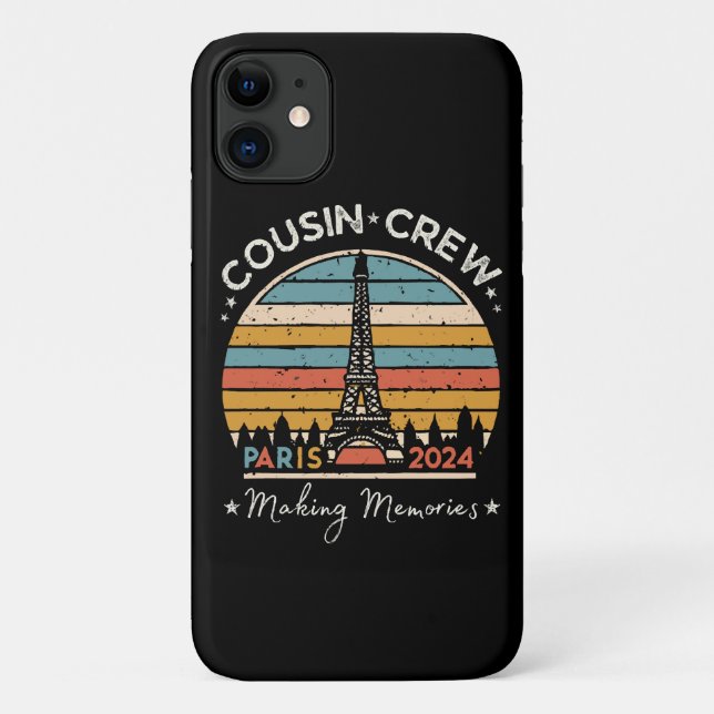 Paris France Making Memories 2024 Case-Mate iPhone Case (Back)
