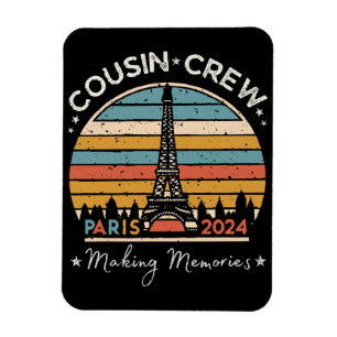Paris France Making Memories 2024 Magnet
