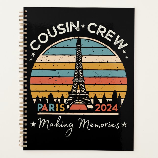 Paris France Making Memories 2024 Planner (Front)