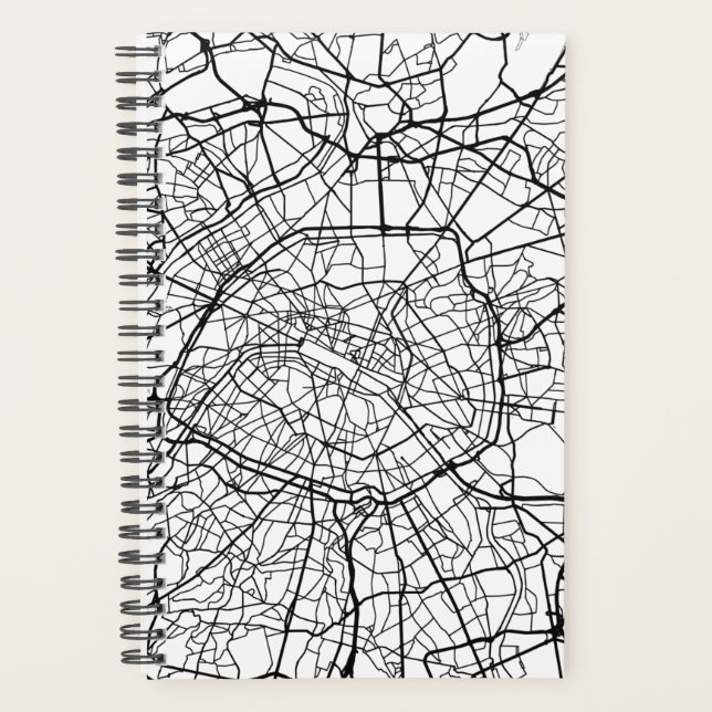 Paris France Map 2022 Planner (Front)