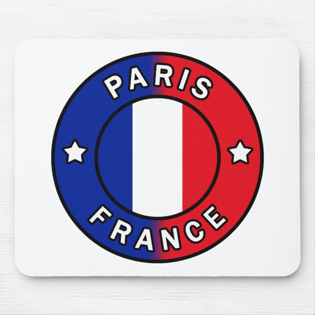 Paris France Mouse Mat (Front)