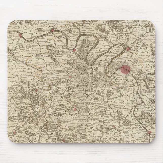 Paris France Mouse Mat (Front)