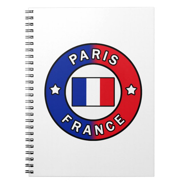 Paris France Notebook (Front)