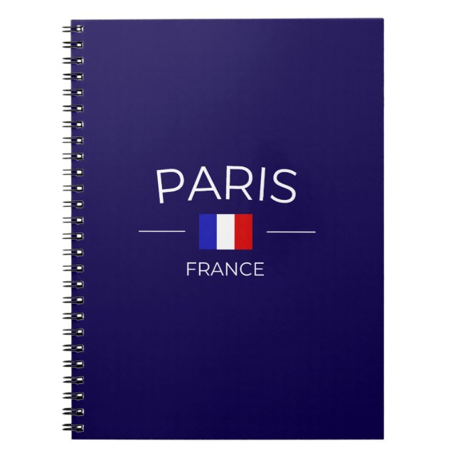 Paris France Notebook (Front)