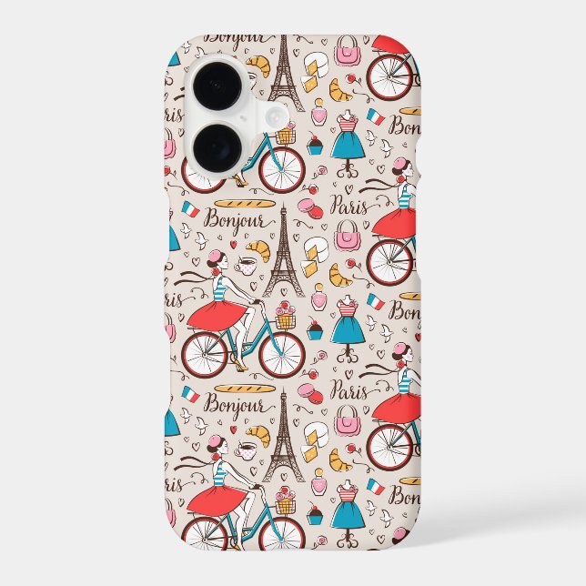 Paris France Pattern (Back)