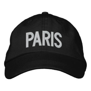 Paris France Personalised Adjustable Hat