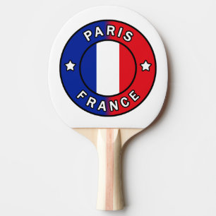 Paris France Ping Pong Paddle