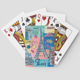Paris, France Playing Cards