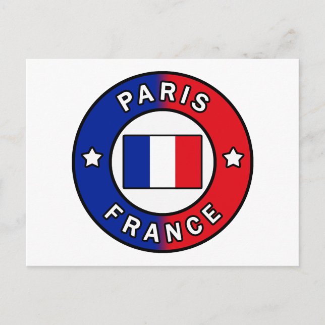 Paris France Postcard (Front)