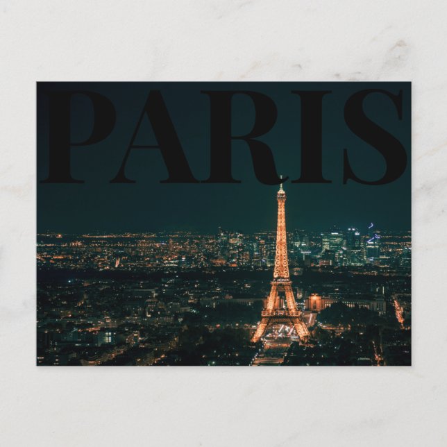 Paris, France Postcard (Front)