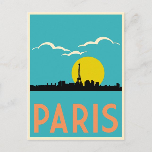 Paris, France, Postcard (Front)