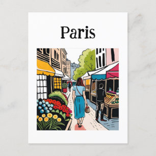 Paris France Postcard