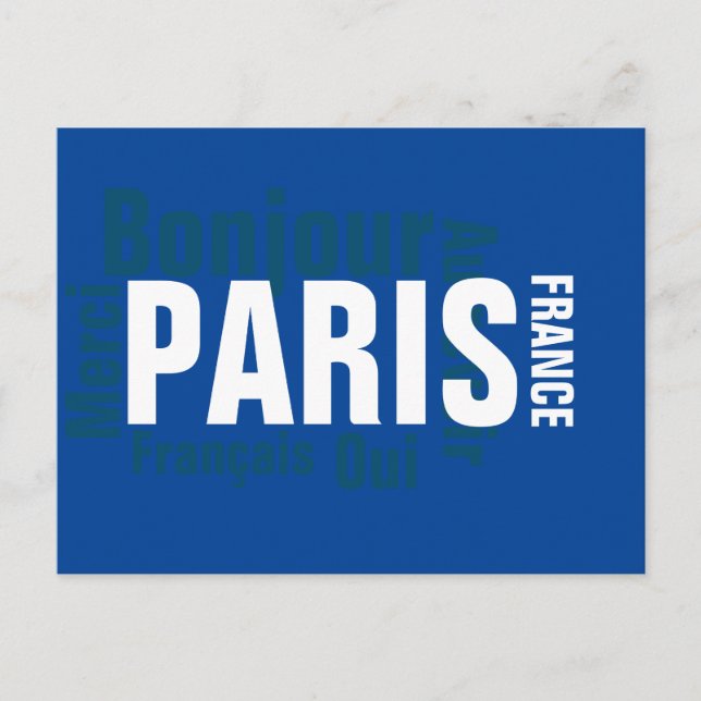 Paris, France Postcard (Front)