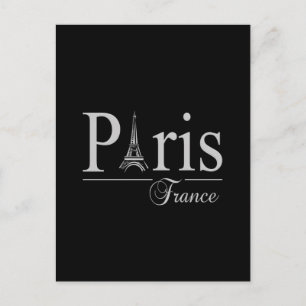 Paris France postcard, customize Postcard