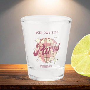 Paris France Retro Vintage gift souvenir  Shot Glass