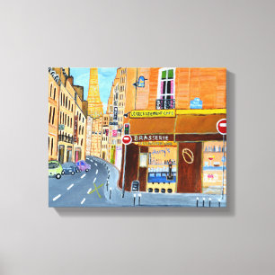Paris France, Rue. St. Dominique Canvas Print