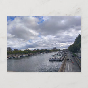 Paris. France. Seine  river Postcard