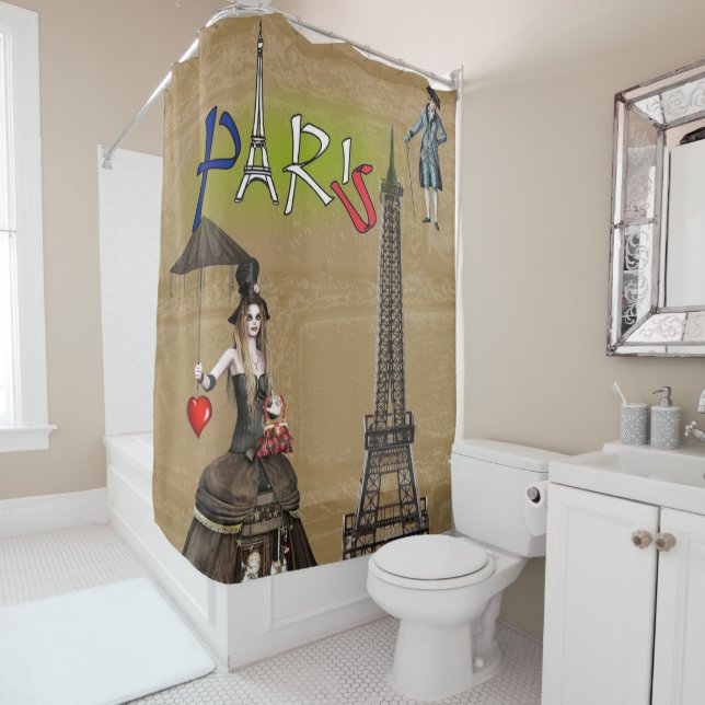 Paris France, Shower Curtain (In Situ)