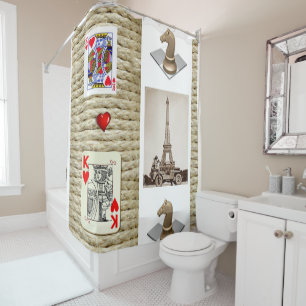 Paris France Shower Curtain