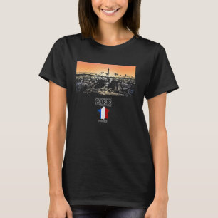 paris france Skyline Vacation Souvenir city T-Shirt
