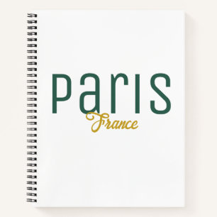 Paris, France Souvenir Notebook