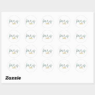 Paris, France Souvenir Sticker
