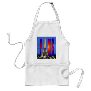Paris France Standard Apron