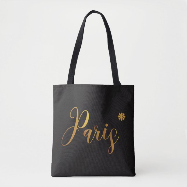 Paris, France Stylish Tote Bag (Front)