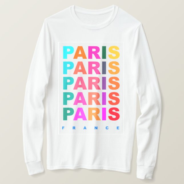 Paris France T-Shirt (Design Front)