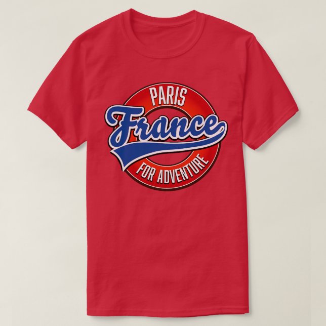 Paris France T-Shirt (Design Front)