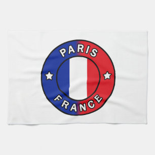 Paris France Tea Towel