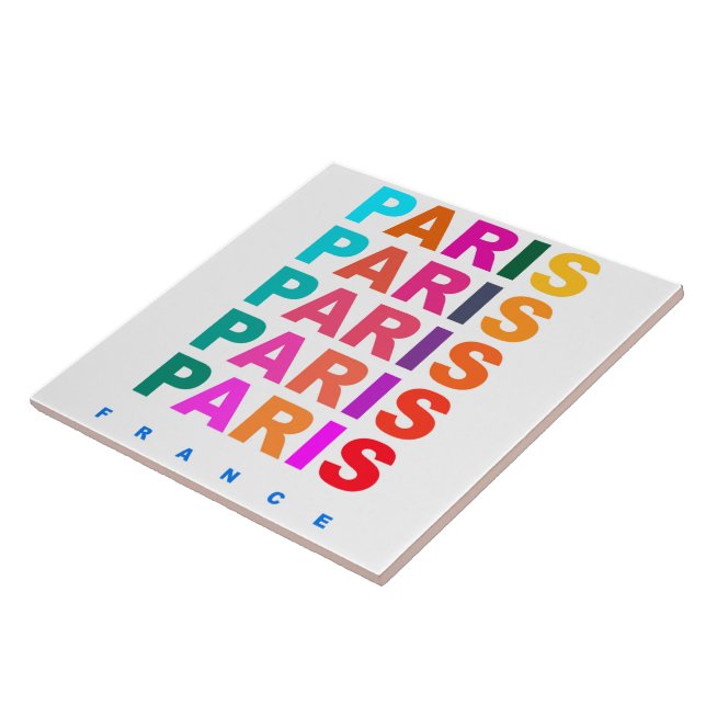 Paris France Tile (Side)