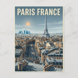 Paris France Travel  Postcard