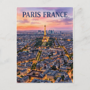 Paris France Travel  Postcard