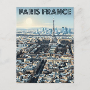 Paris France Travel  Postcard