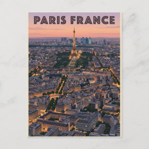 Paris France Travel  Postcard