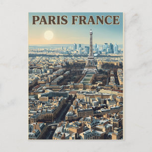 Paris France Travel  Postcard