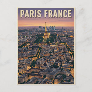 Paris France Travel  Postcard