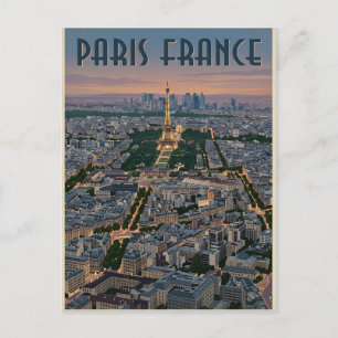Paris France Travel  Postcard