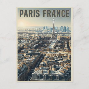 Paris France Travel  Postcard