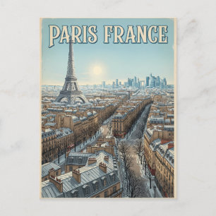 Paris France Travel  Postcard