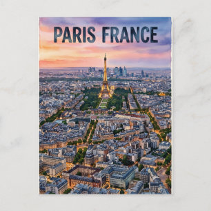 Paris France Travel  Postcard