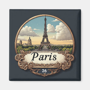 🧲 Paris France Trip Memory For Vacation Collectio Magnet