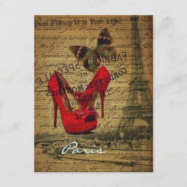 Paris, France - Vintage Postcard (Front)