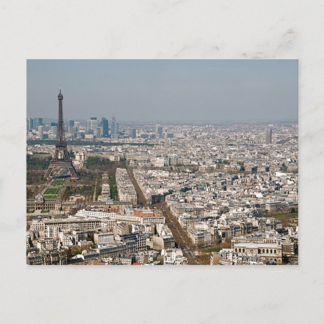 Paris from Above II Postcard (Front)