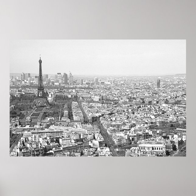 Paris from Above VI Poster (Front)