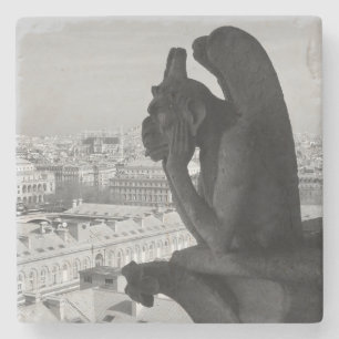 Paris Gargoyle Stone Coaster
